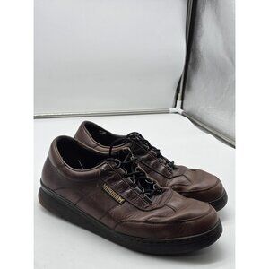Mephisto Shoe Men 10 Brown match run off Leather Casual Comfort Sneakers Walking